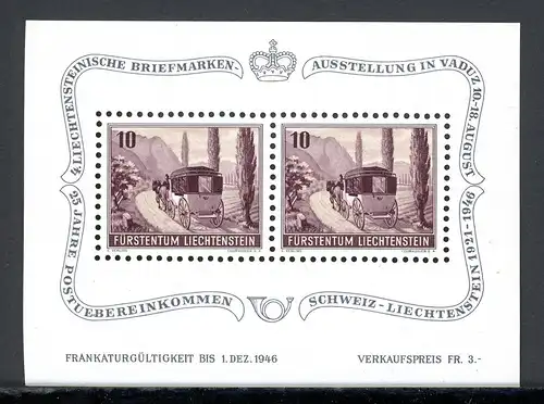 Liechtenstein Block 4 postfrisch #JP032