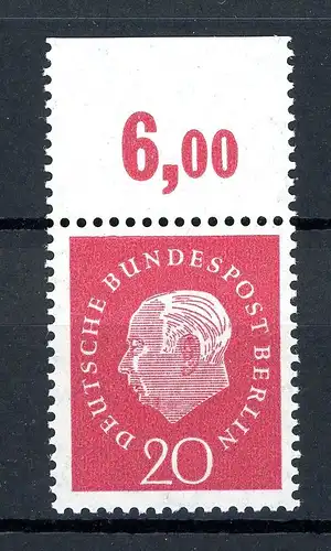 Berlin 4er Block 184 P OR postfrisch #JP006