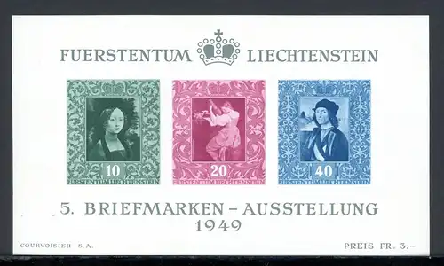 Liechtenstein Block 5 postfrisch #JP031