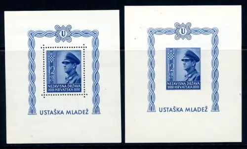 Kroatien Block 102 A+B postfrisch #JP030