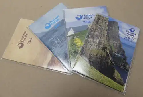 Färöer Jahresmappe 1985-1989 komplett postfrisch #JO603