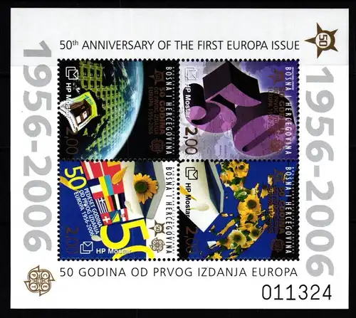 Bosnien und Herzegowina Mostar Block 7 postfrisch #JO566