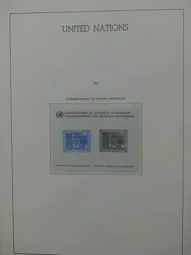 Europa Union ab 1951-1980 postfrisch besammelt im Leuchtturm Vordruck #LX786