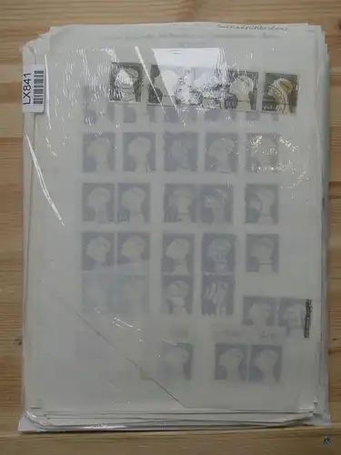 BRD Bund bessere Dubletten auf Seiten #LX841