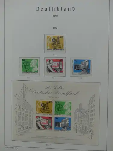 Berlin ab 1973 dual besammelt im Leuchtturm Binder #LX850