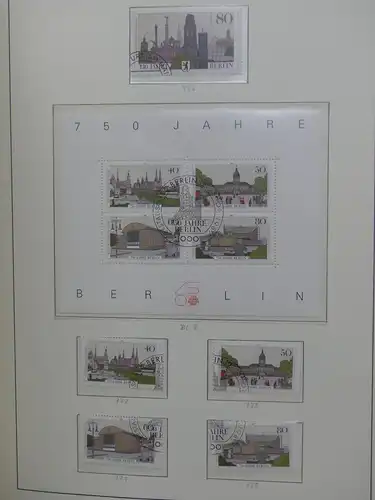 Berlin ab 1973 dual besammelt im Leuchtturm Binder #LX850