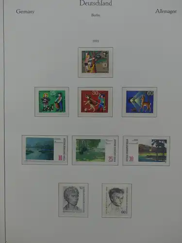 Berlin ab 1960-83 postfrisch besammelt im KaBe Vordruck #LX857
