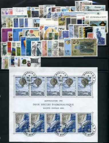 Cept kpl. Jahrgang 1983 gestempelt #JI225