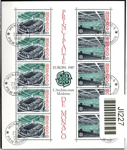 Cept Jahrgang 1987 gestempelt #JI227