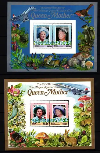 Bequia St. Vincent Block 2-3 postfrisch Pilze #JI134