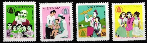 Vietnam 1040-1043 postfrisch Jahr des KIndes #HD587