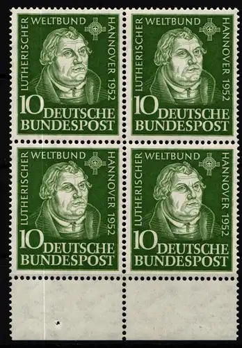 BRD Bund 149 postfrisch als 4er Einheit #HB557