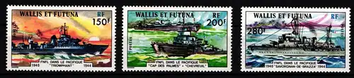 Wallis und Futuna 308-310 postfrisch Schifffahrt #JH459