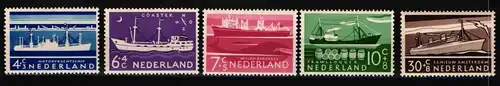 Niederlande 692-696 mit Falz Schifffahrt #JH527
