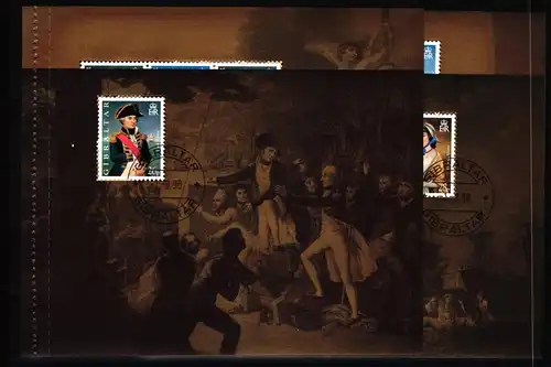 Gibraltar gestempelt Heftchenblätter aus M-Heft 9 mit Ersttagsstempel #JH588