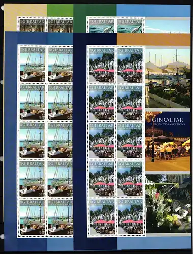 Gibraltar 1064-1067 postfrisch Kleinbogensatz / Urlaub #JH627