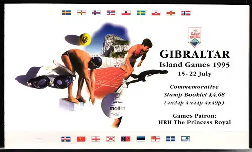 Gibraltar 715-717 postfrisch Markenheft 7 / Sport #JH575
