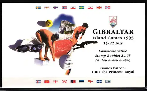 Gibraltar 715-717 gestempelt Markenheft 7 / Sport #JH576