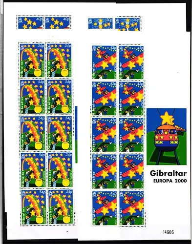 Gibraltar 905-908 postfrisch Kleinbogensatz / Europa #JH652