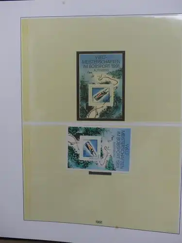 BRD Bund ab 1986 postfrisch besammelt im Lindner T Vordruck #LX921