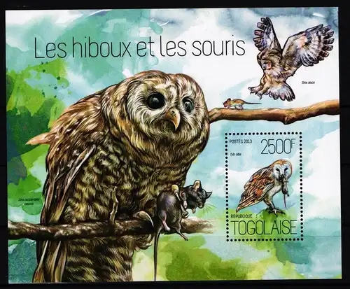 Togo Block 906 postfrisch Eule #JH157