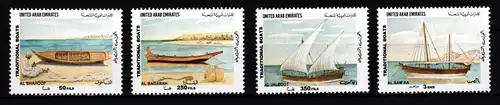 Vereinigte Arabische Emirate 657-660 postfrisch Schiffe #JH174