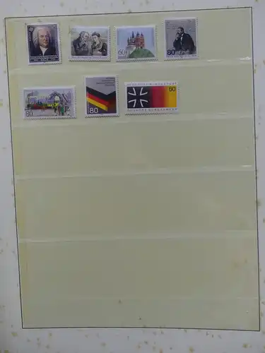 BRD Bund ab 1977 postfrisch besammelt im Lindner T Vordruck #LX924