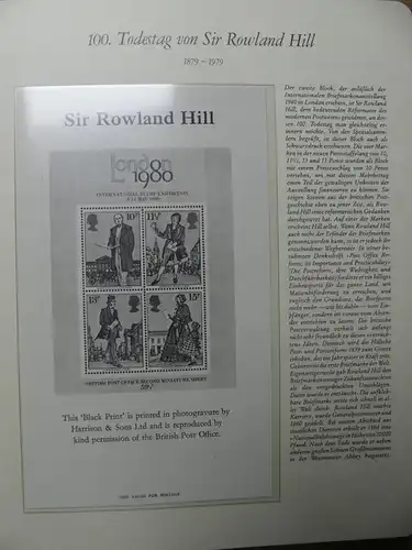 Motiv "Sir Rowland Hill" Borek Band 2 im Borek Vordruck #LX940