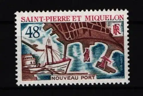 St. Pierre et Miquelon 420 postfrisch Schiffe #JH302