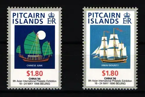 Pitcairn Inseln 479 und 480 postfrisch Schiffe #JH419