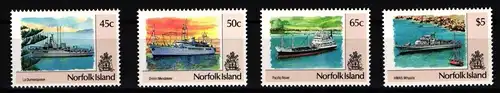 Norfolk Inseln 495-498 postfrisch Schiffe #JH400