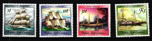 Papua Neuguinea 580-583 postfrisch Schiffe #JH407