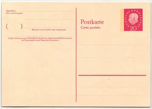 BRD Bund P32 als Ganzsache ungebraucht #JO392