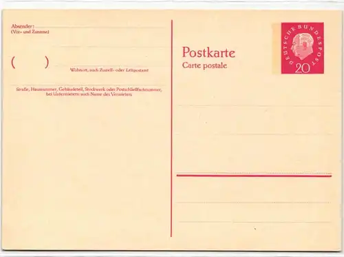 BRD Bund P44 II als Ganzsache ungebraucht #JN804