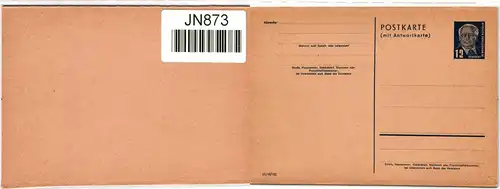 DDR P 51 02 als Ganzsache ungebraucht #JN873