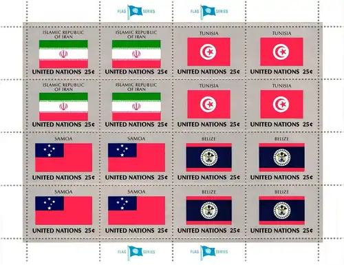 Vereinte Nationen 553-568 postfrisch Kleinbogen #JN960