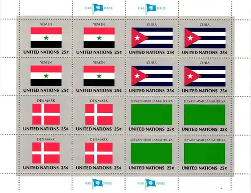 Vereinte Nationen New York 553-568 postfrisch Kleinbogen #JN961