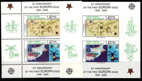türk. Zypern Block 24 A + B postfrisch Cept #JI566