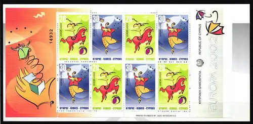 Zypern MH 3 postfrisch CEPT #JI295