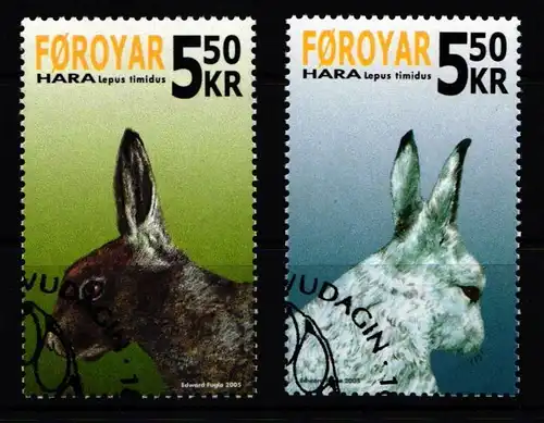 Färöer 526-527 gestempelt #JP246