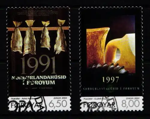 Färöer 448-449 gestempelt #JP254