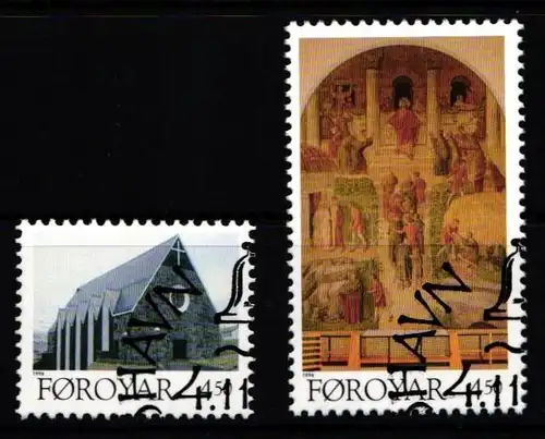 Färöer 308-309 gestempelt #JP242