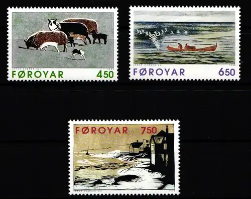 Färöer 305-307 postfrisch #JP268