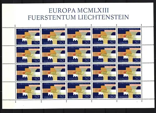 Liechtenstein 431 postfrisch als Kleinbogen #JI653