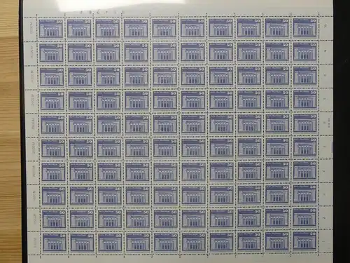 DDR 2602 w postfrisch Bogen ungefaltet #JP475