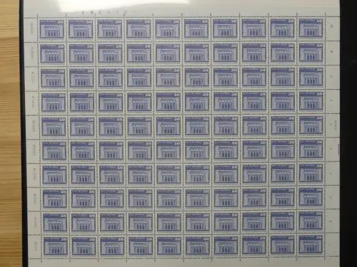 DDR 2602 w postfrisch Bogen ungefaltet #JP475