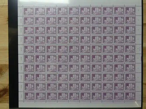 DDR 2501 w postfrisch Bogen ungefaltet #JP463