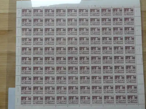 DDR 2602 v postfrisch Bogen ungefaltet #JP480