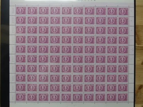 DDR 2633 postfrisch Bogen ungefaltet #JP491
