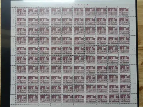 DDR 2602 w postfrisch Bogen ungefaltet #JP476